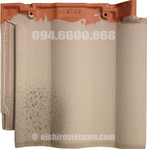 Ngói sóng Eishiro Proud BB40 màu Trắng Ngà Light Ocher BB9 tráng men nhập khẩu Nhật Bản