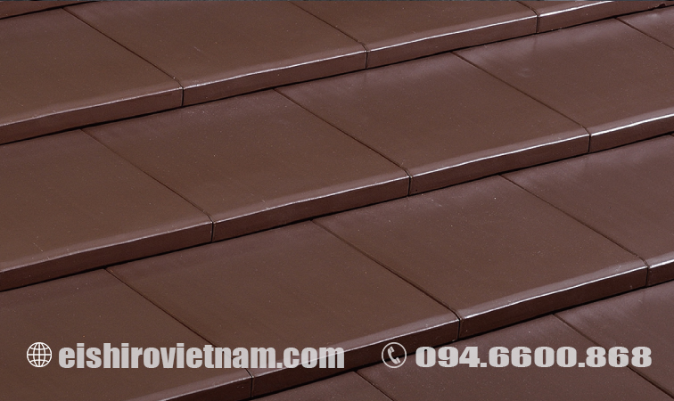 Ngói Nhật Eishiro PP40 Matte Brown - Ảnh 2